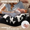 Goronwyfloyd Classic Cow Stripes Pattern Breastfeeding Pillow Slipcover for Baby