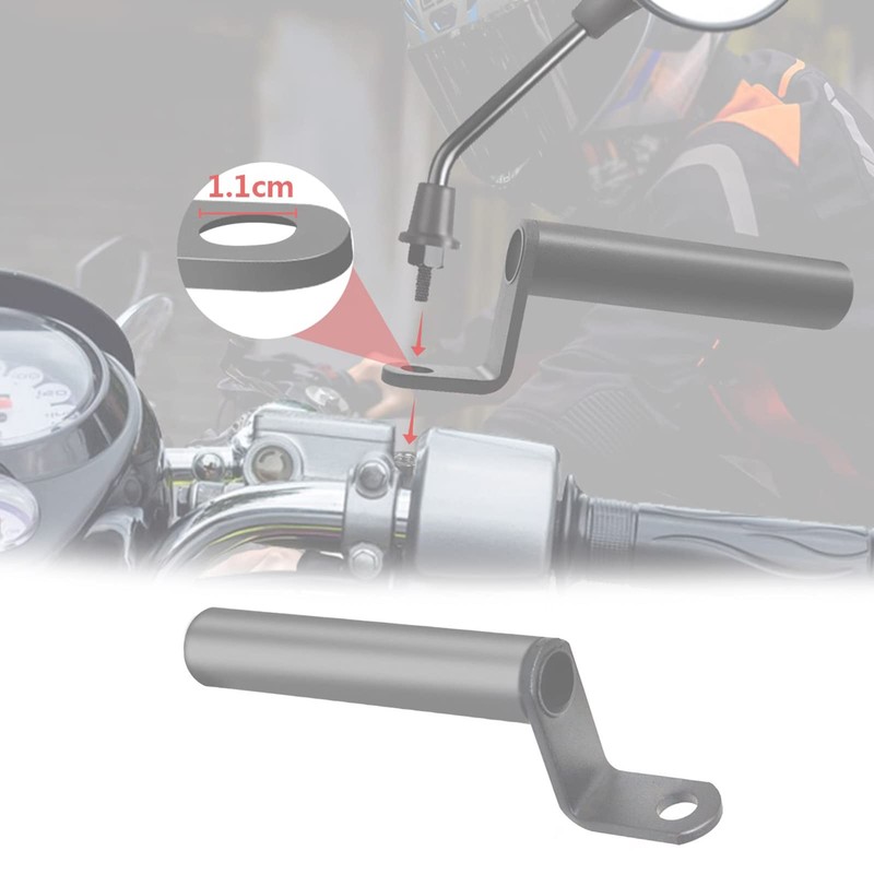 Montesy Rear View Adapter Holder Accessories Base Motorcycle Supplies Extender