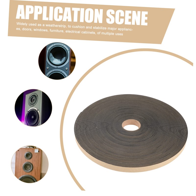 KONTONTY Speaker Foam Pad Sealing Strip for Doors and Windows