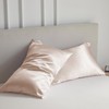 Candoury Satin Silk Pillowcase for Hair and Skin, King Size