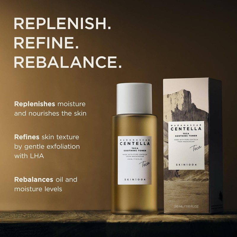 Skin1004 Madagascar Centella Teca Tónico Calmante, 210 ml