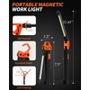 ANYLiGHT Led Work Light,400LM Foldable Mechanic Light, Rechargeable Flashlight with