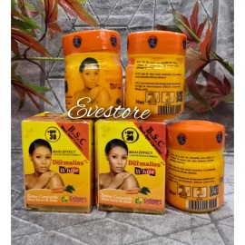 Raph X 2 RAPH Dermaliss WHITE Carrot Whitening B. S. C Face Cream Lightening