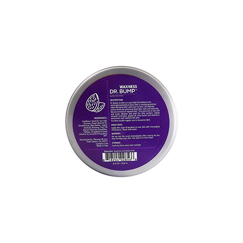 Waxness Dr. Bump Scrub 3 in 1 Almond 8.8 Oz