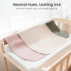 Konssy 2 Pack Faux Leather Baby Changing Mat 30"x17", Foldable