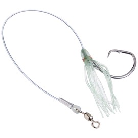 P-Line PAHR14/0-500HO Alaska Halibut Rig 500 Lb 14/0 with Glow Skirt 500 Lb Alaska Halibut Rig 500 Lb 14/0 with Glow Skirt