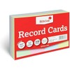 Silvine A6 Multi-Coloured Record Cards - Lined with Headline, 100