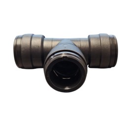 John Guest PM0222E Black Union Tee Size 22MM