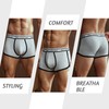 CINVIK Men's Boxer Briefs Performance Underwear Mens Cotton Boxer Briefs