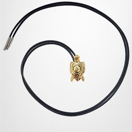 My Totem Tribe Spirit Animal Tribal Bead Necklace Native American Zodiac Unique Symbolic Inspirational Gold Pendant, Gold Plated, No Gemstone