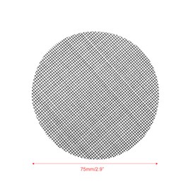 Semetall 150Pcs Flower Pot Hole Mesh Pad Round,Plant Pot Drainage Hole Mesh Pad Screen,3 inch