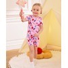 babee Reshinee Bamboo Viscose Toddler Girls Kids Pajama Sets Short