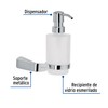 Foset Riviera RIA-75, Dispensador de jabón, cromado, línea Riviera