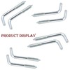 Ctyjia 20 pcs Screw Hooks, L Hook Screws, Self Tapping