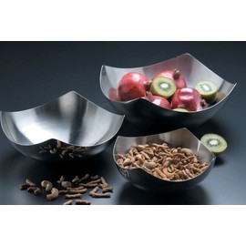 American Metalcraft - SB5 SB7 Stainless Steel Squound Solid Bowl, Silver, 67-Ounces