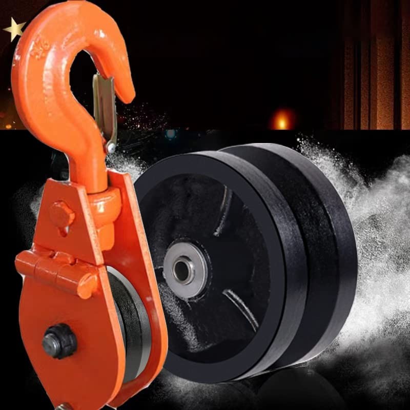 SYRATION 4"x1-1/2" Cast Iron V Groove Caster Wheel with Straight