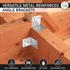 OMIDEAS 20 x Corner Brackets (30 x 30 x 30)