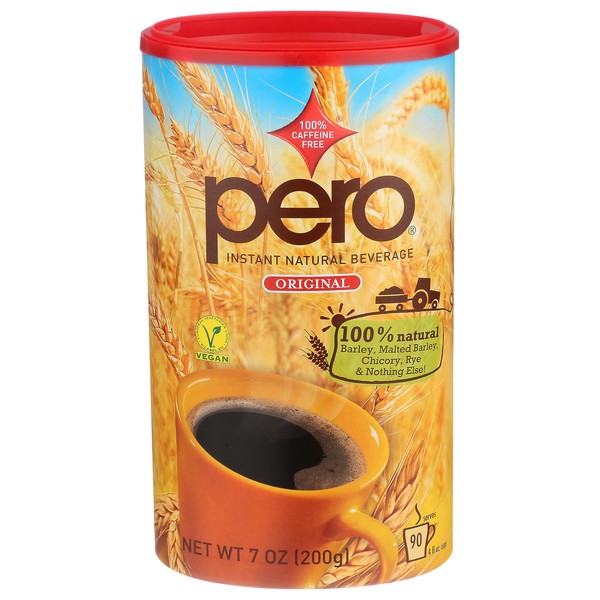 Pero Instant Natural Beverage, 7-Ounce Canisters (Pack of 6)