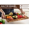 THETCHRY Walnut Cutting Boards for Kitchen, End Grain Wooden Chopping