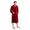 Lagtew Womens Plush Robe,Soft Warm Fleece Bathrobe For Women Shower