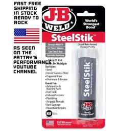 J-B Weld New 8267 SteelStik Steel Reinforced Epoxy Putty Stick - 2 oz.