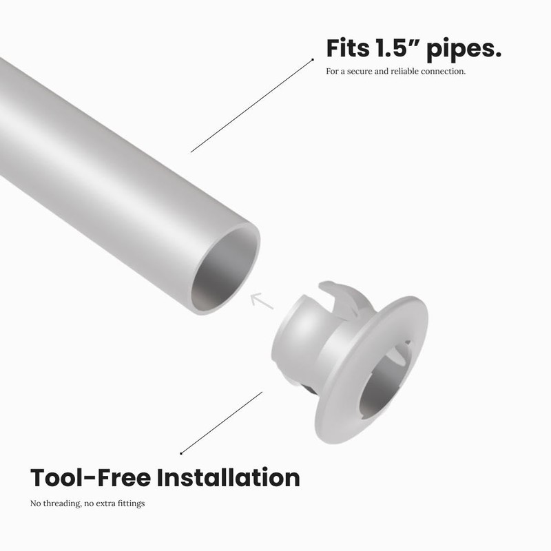 Streamline Easy-Press Pool Return Fitting – Tool-Free, No Glue or
