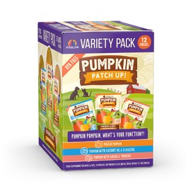 Weruva Pumpkin Patch Up! Pumpkin Pumpkin, What's Your Function? Variety Pack for Dogs & Cats, 2.8oz Pouch (Pack of 12)