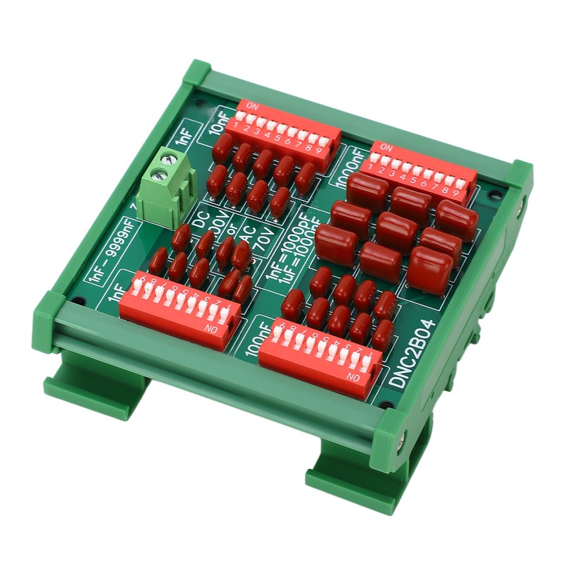 1nF Step 4 Digit Decade Programmable Capacitor Board Polypropylene Film