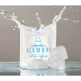 The Spirit Of The Forest ALUMBRE Polished Natural Alum Stone - 80g - 100% Pure Crystal for Odor Control, Skin Soothing, Tightening, and Razor Burn Relief - Natural Deodorant and Aftershave
