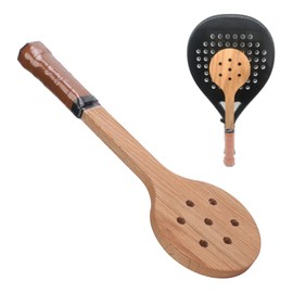 Wooden Tennis Spoon, Wooden Spoon Tennis Training Aid Tennis Racket Sweet Spot Trainer, Tennis Pointer Tennis Hitting Training for Accurate Swing Practice