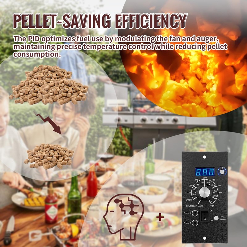 Upgraded PID Digital Pro Control Board (Item#365) Compatible with Traeger