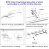 AntLux 4ft led Light Fixture 50W 5600lm LED Linear Flush