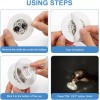 ZhuoSheng Taza Tapete Led Bebidas Botella Pegatinas Posavasos 24pcs