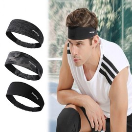 Cool Anti-Slip Headband for Summer Running Sweat-Absorbing Dark Camo/FREE