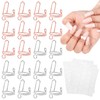 20 Pcs Wudu Nails Rings, Reusable Nail Rings, Non-Tarnish Metal