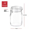 Bormioli Rocco Fido, 2 Pack, 33.75 Oz. Food Storage Glass
