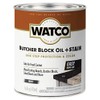 Watco 359023 Butcher Block Oil + Stain, 16 oz, Ebony