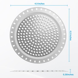 Shower Drain Hair Catcher,Aluvor Shower Drain Cover Bathtub Drain Strainers Weighted Metal Hair Trap Stopper Sink Drain Protector Hair Filter Bathroom Flat Strainer Stopper