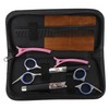 TOVINANNA 7pcs Barber Haircut Tool Set Storage Box Professional Hairdressing