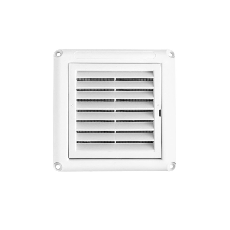 QWORK 4" Louvered Vent Cover, 4 Pcs Covers for Outdoor