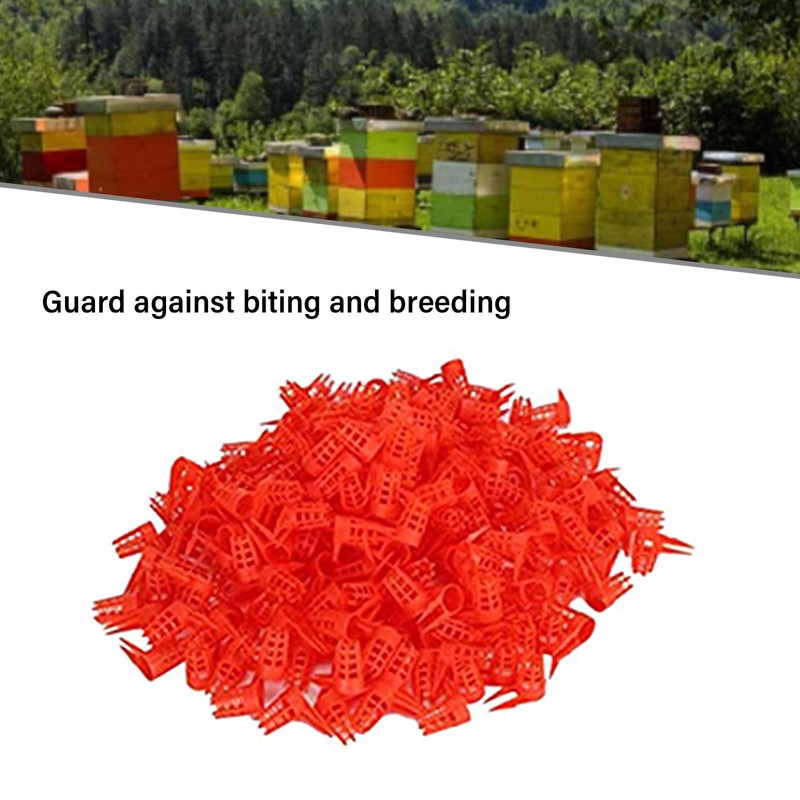 20Pcs Queen Bees Cages Opening Bees Queens Cage Protective Cell