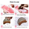 Silicone Brush Cleaner Mat, Compatible with Lymphatic Brush, Silicone Cleaning