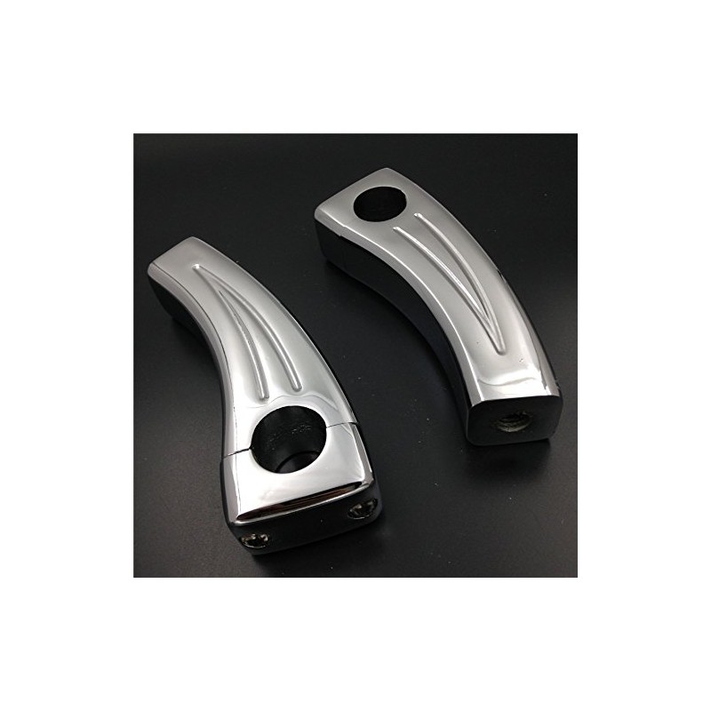 SMT-4.5" Chrome Pullback Handlebar Pullback Risers Compatible With universal bikes