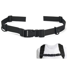 UANJBYO Extended Backpack Chest Strap Add-On | Professional Heavy-Duty Adjustable Backpack Sternum Strap with Quick-Release Buckle | Perfect for Hiking, Commuting and Daily Outdoor Use