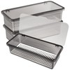 Cabilock 3 Pcs Cutlery Storage Box Kitchen Storage Container Holder