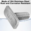 20Pcs M8x20 304 Stainless Steel T-Slot Bolt M8x20mm Bolt T-Shaped