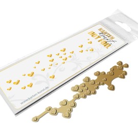 Hot Foil Plate Stamp Backgrounds & Patterns Karten-Kunst kk-HF015 - Heart Confetti/Heart Confetti