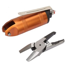 Air Scissors Pneumatic Nipper, 10mm/6.5mm Wire Diagonal Crimping Pliers HS30 Air Scissors Pneumatic Nipper Tool Cutting Pliers for Cutting The Plastic, Iron, Copper, Stainless Steel