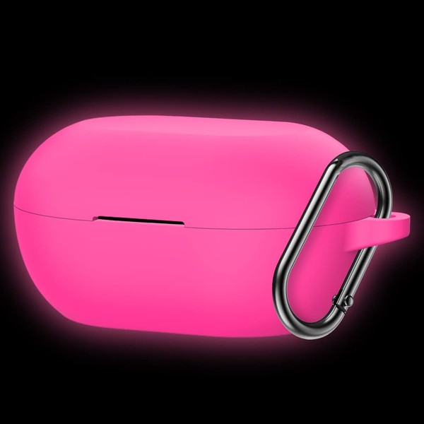 LEFXMOPHY Pink Case Replacement for Kurdene S8 Wireless Earbuds, Silicone