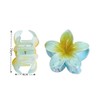 GYWHOOFT 4 Pcs Plumeria Flower Hair Claw Clips, Hawaiian Flower